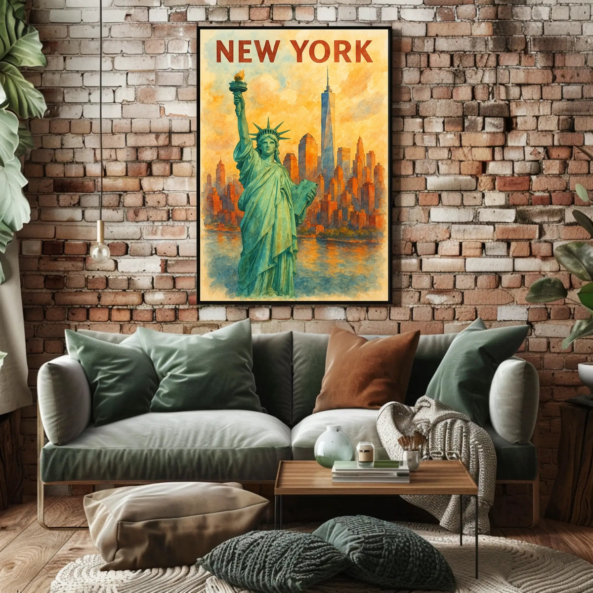 New York Cityscape Poster
