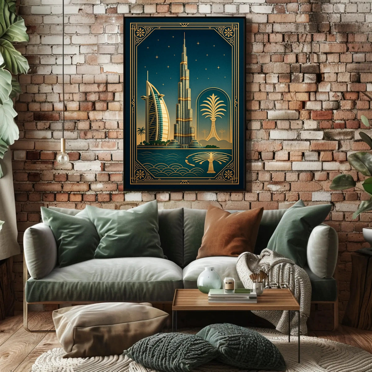 Art Deco Dubai Poster