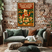 Mrs. Claus Cookie-Baking Competition Poster