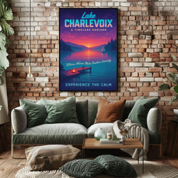 Lake Charlevoix A Timeless Horizon Poster