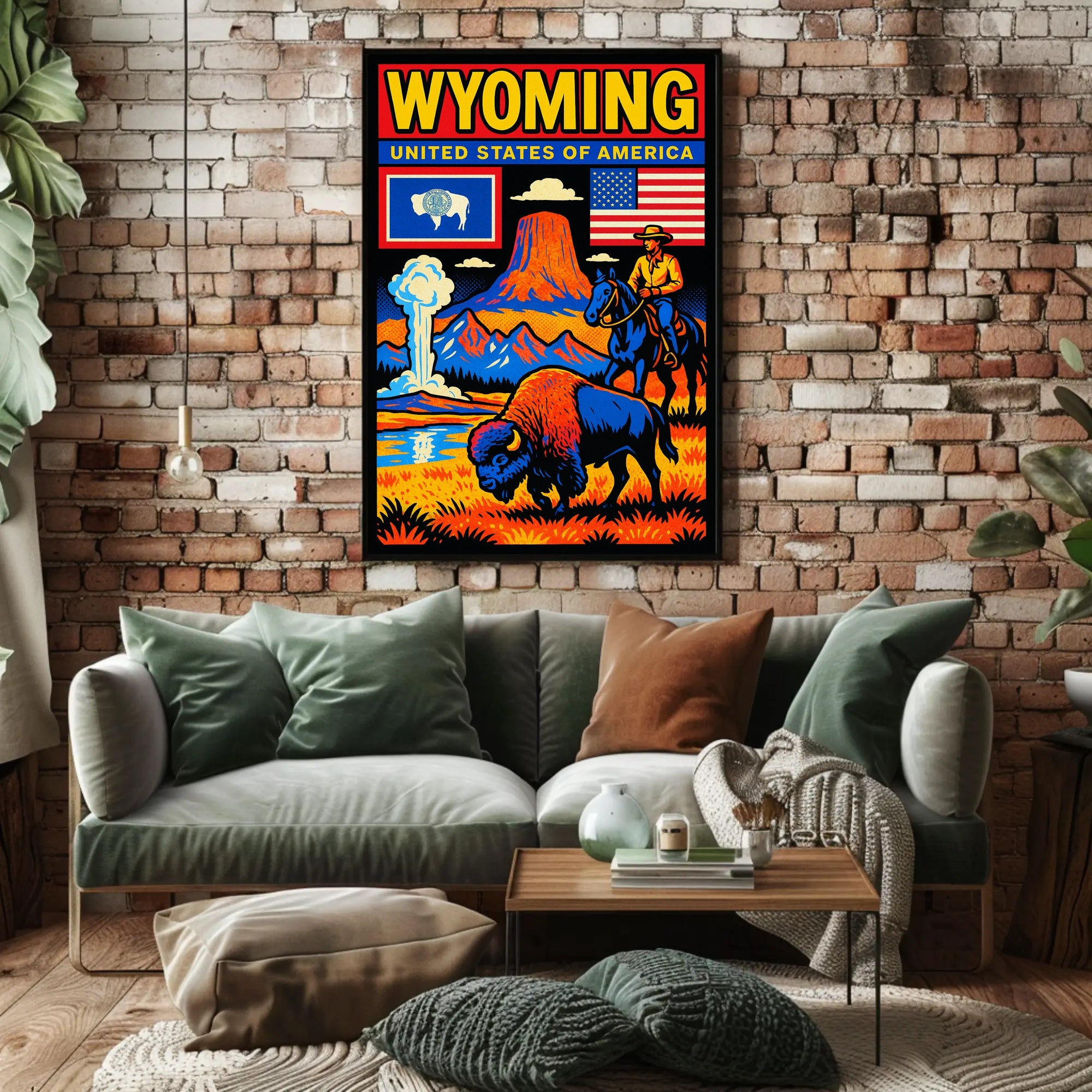 Wyoming Natural Wonders Poster PosterGoat