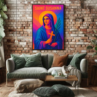 Saint Susanna Illustration Poster