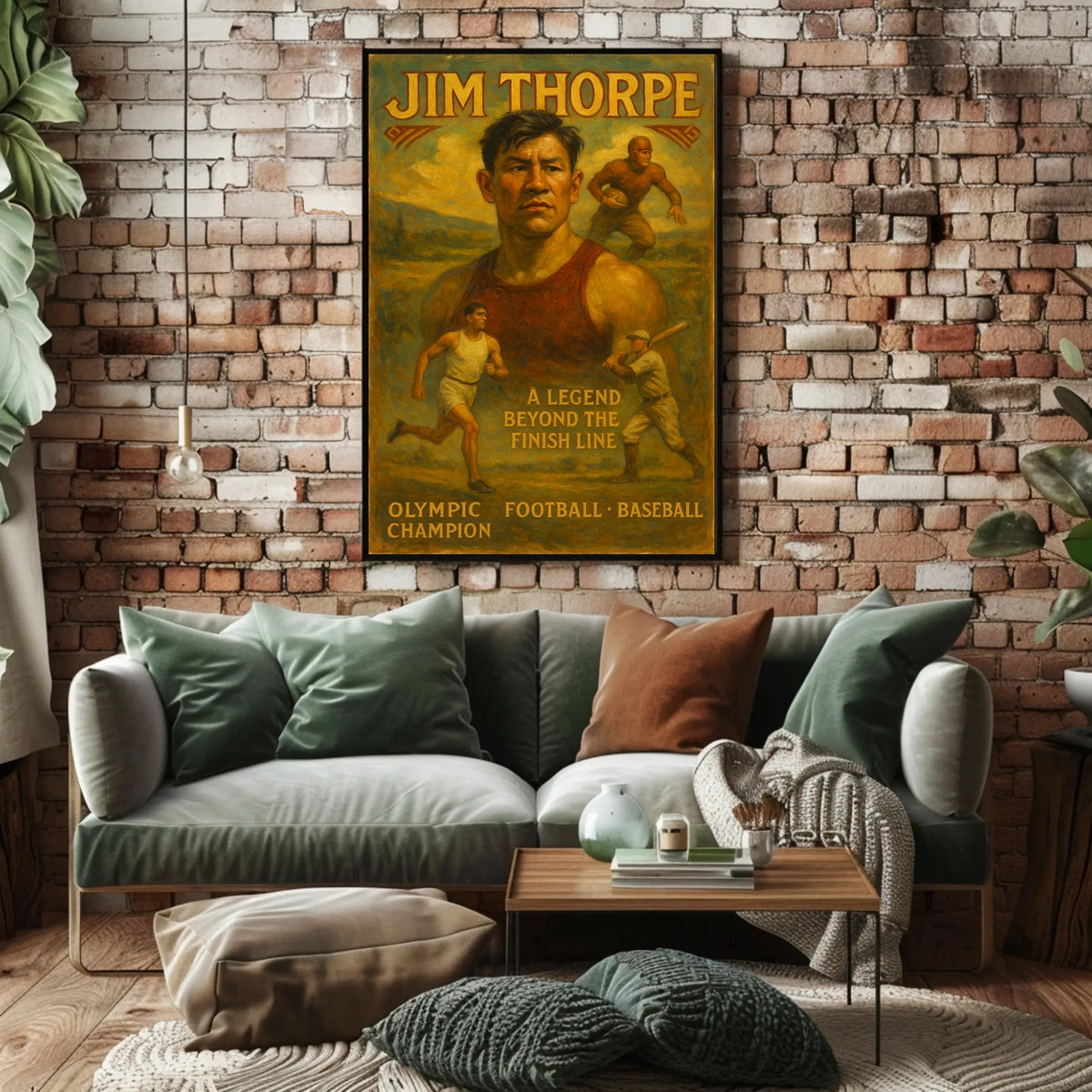 Jim Thorpe A Legend Beyond the Finish Line Jim Thorpe Poster