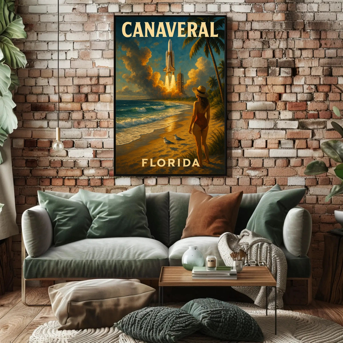 Canaveral Launch Florida Poster