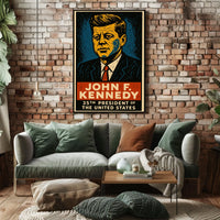 John F. Kennedy 35Th President Poster