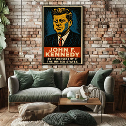 John F. Kennedy 35Th President Poster