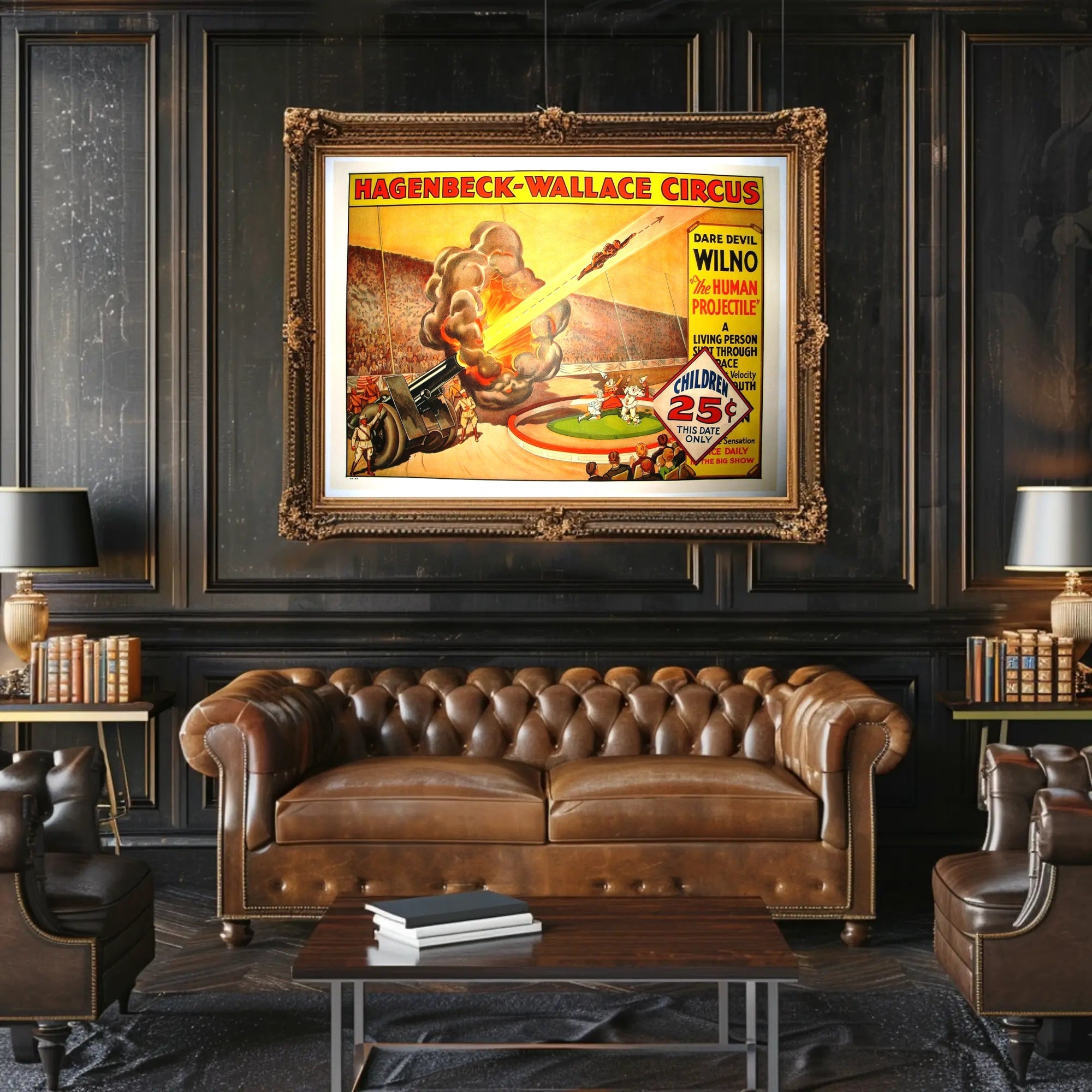 Hagenbeck-Wallace Circus – Daredevil Wilno Poster