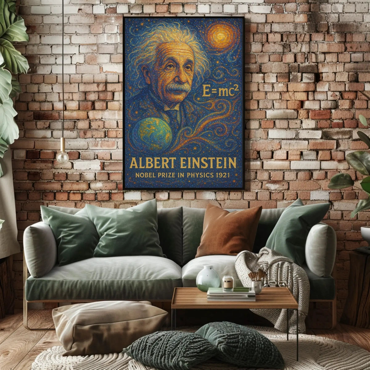 Albert Einstein Nobel Laureate Poster