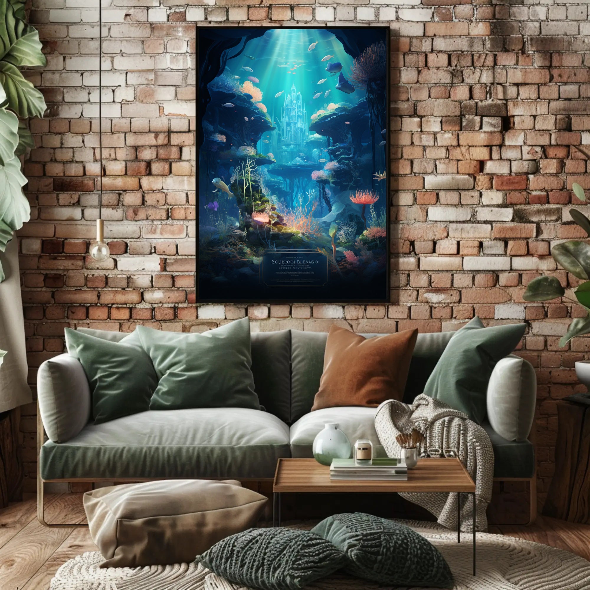 Enchanted Underwater Realm Poster