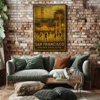 San Francisco Golden Gate Glow Poster