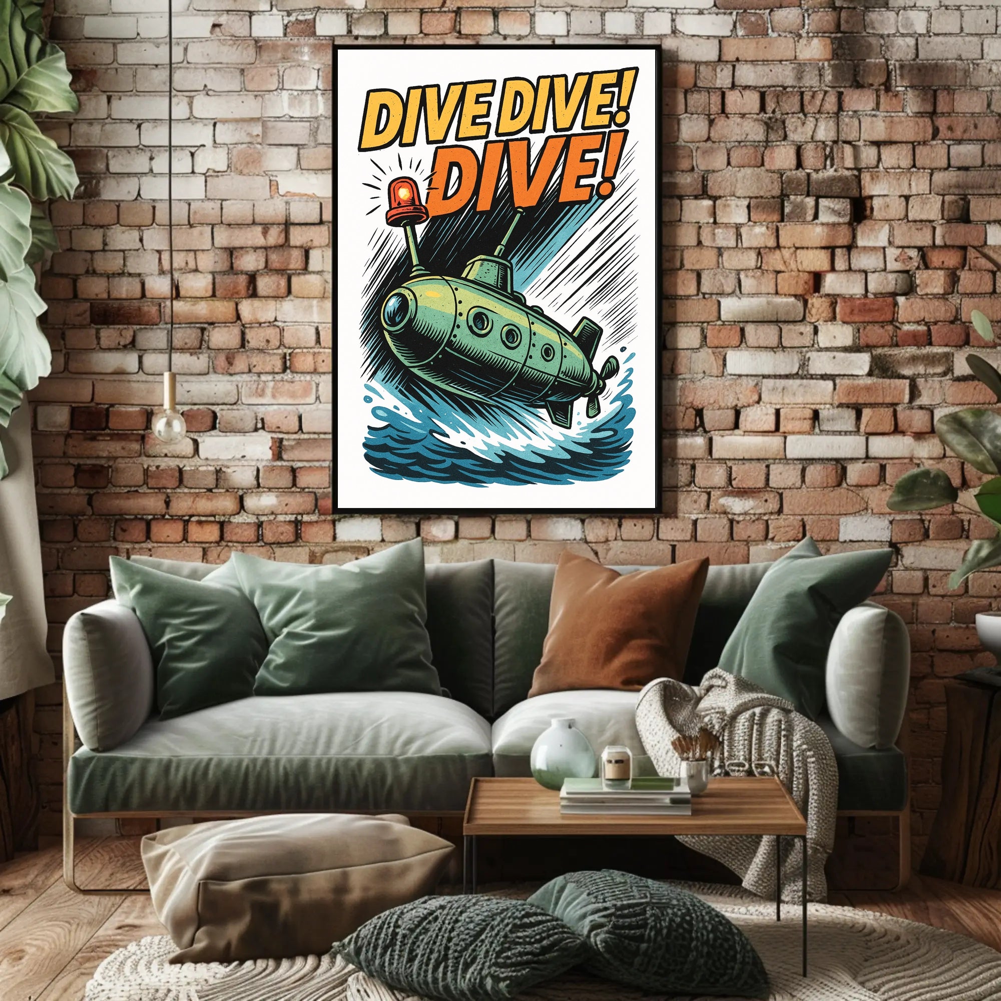 Dive Dive Dive! Poster PosterGoat