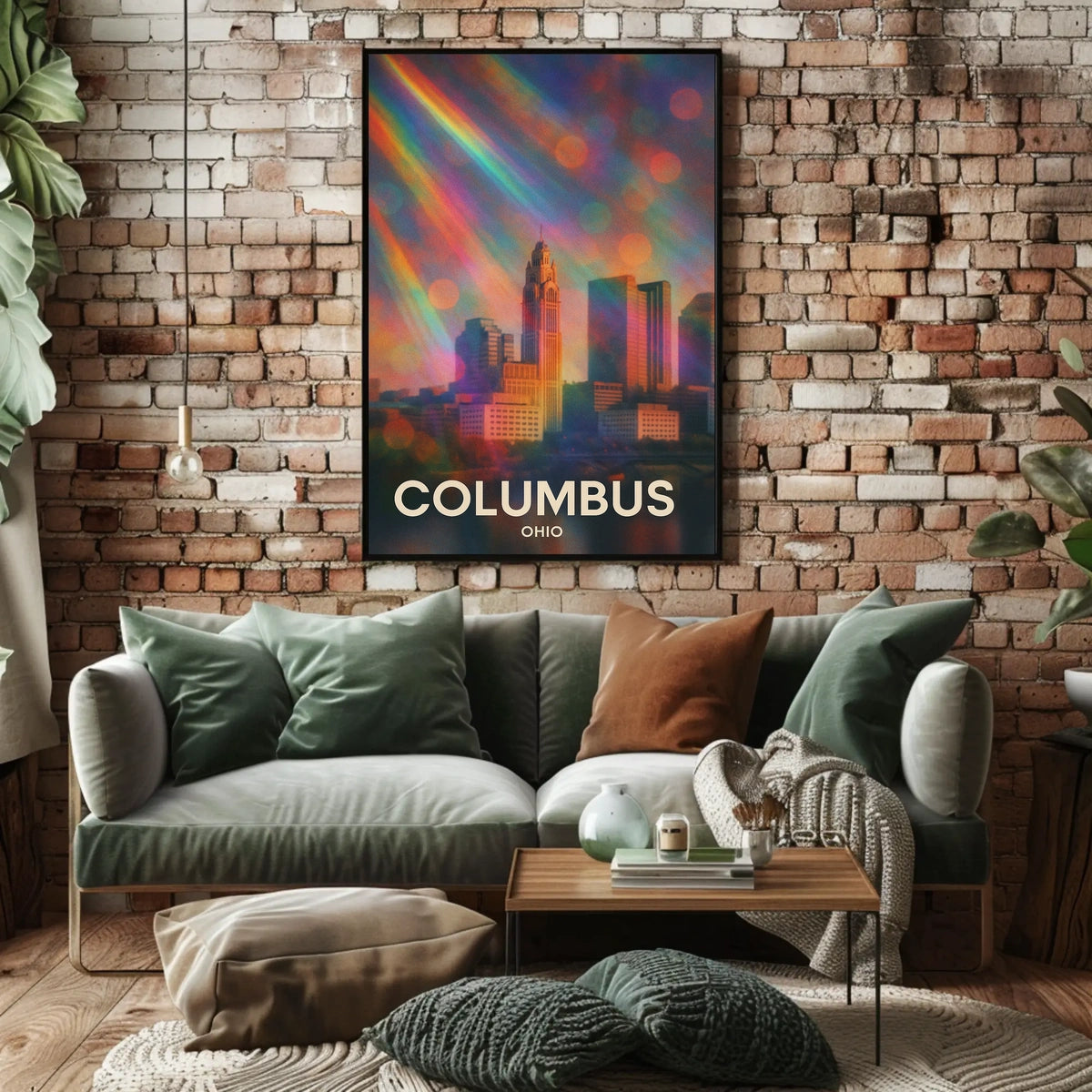 Columbus Ohio Captivating Minimalist Poster