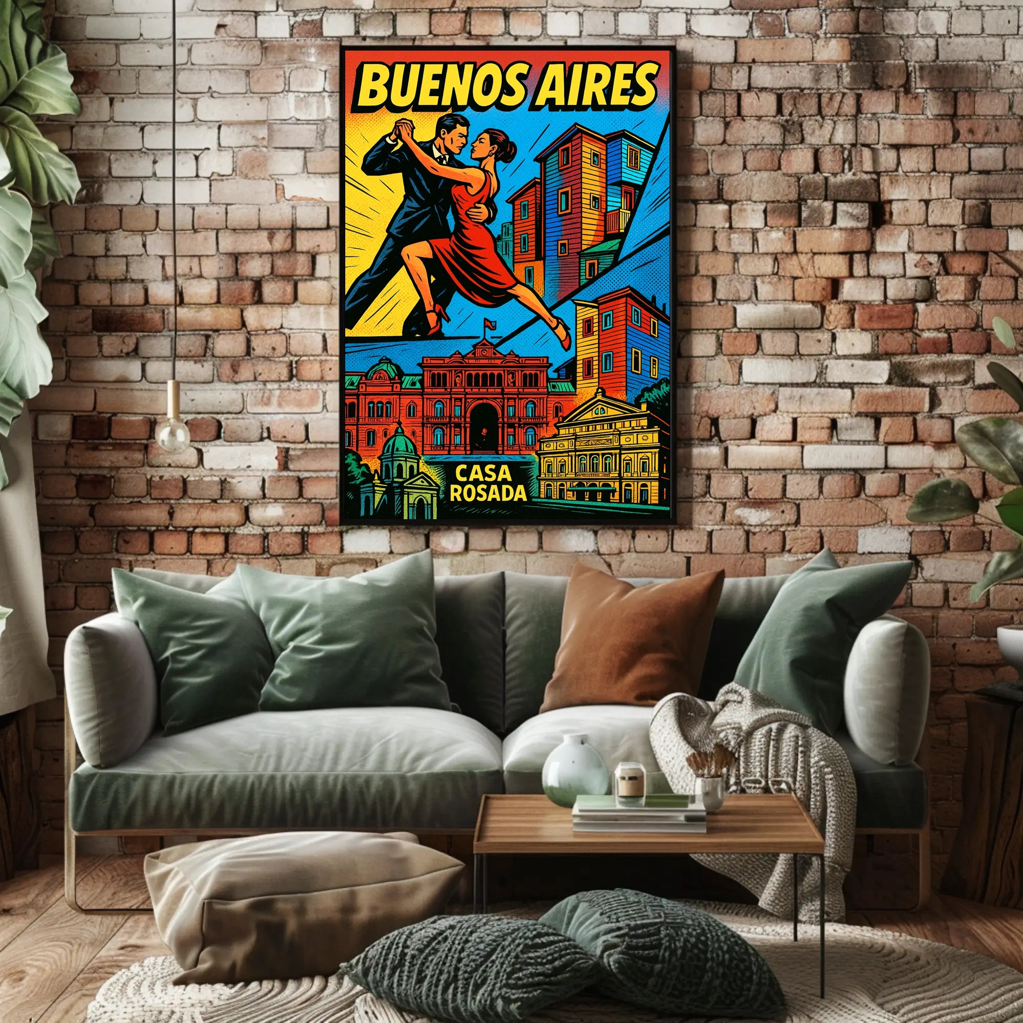 Buenos Aires A Vibrant Cityscape Poster