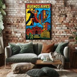 Buenos Aires A Vibrant Cityscape Poster