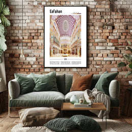 Esfahan Persian Architecture Wonders Cultural or Heritage Poster PosterGoat