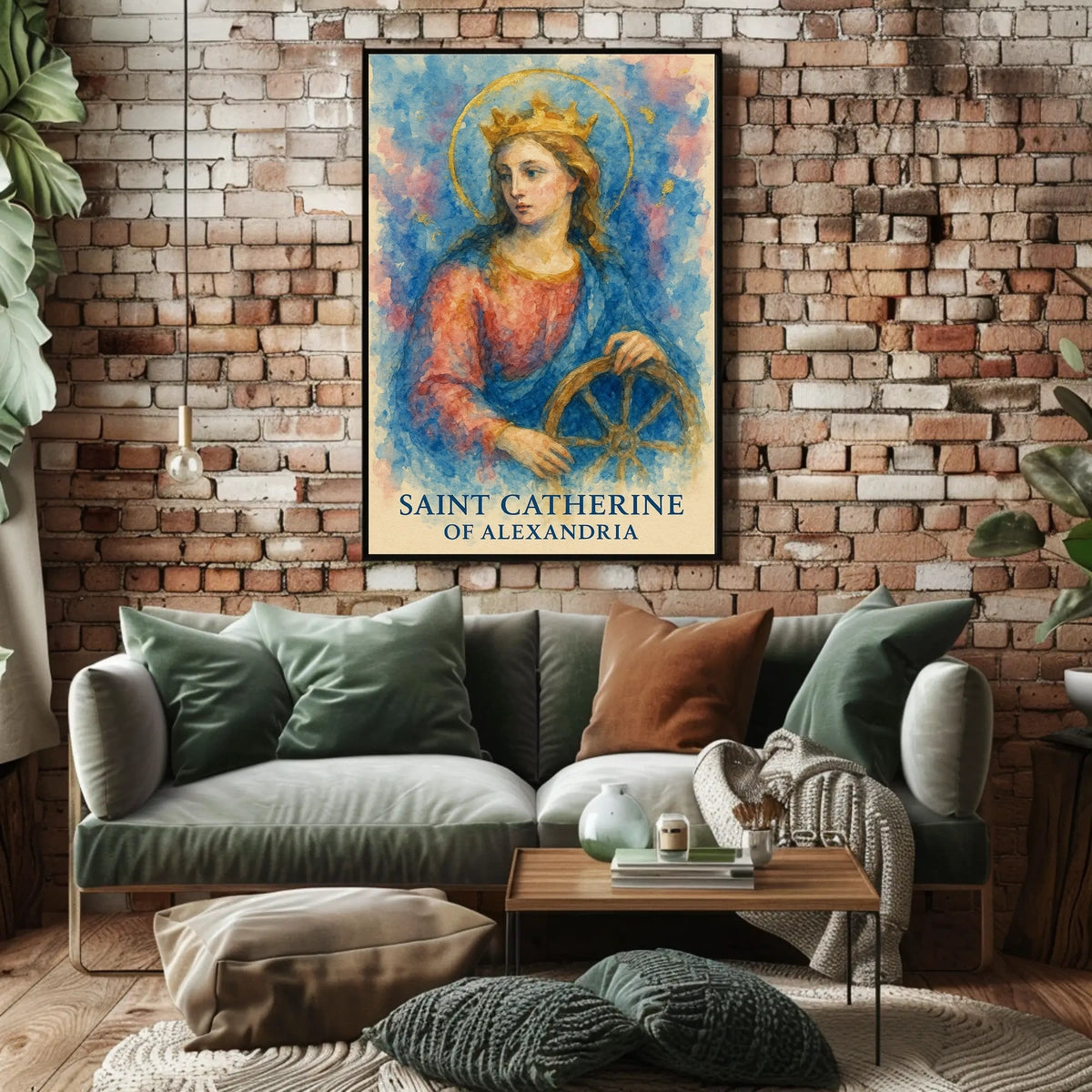 Saint Catherine of Alexandria Poster