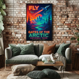 Gates of the Arctic Adventure National Park Poster