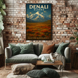 Denali Tallest Peak In North America Poster
