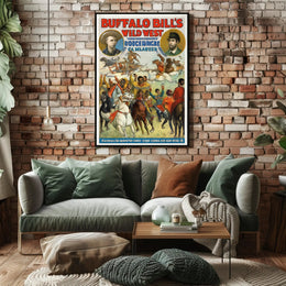 Buffalo Bill's Wild West Vintage Heritage Poster Print PosterGoat
