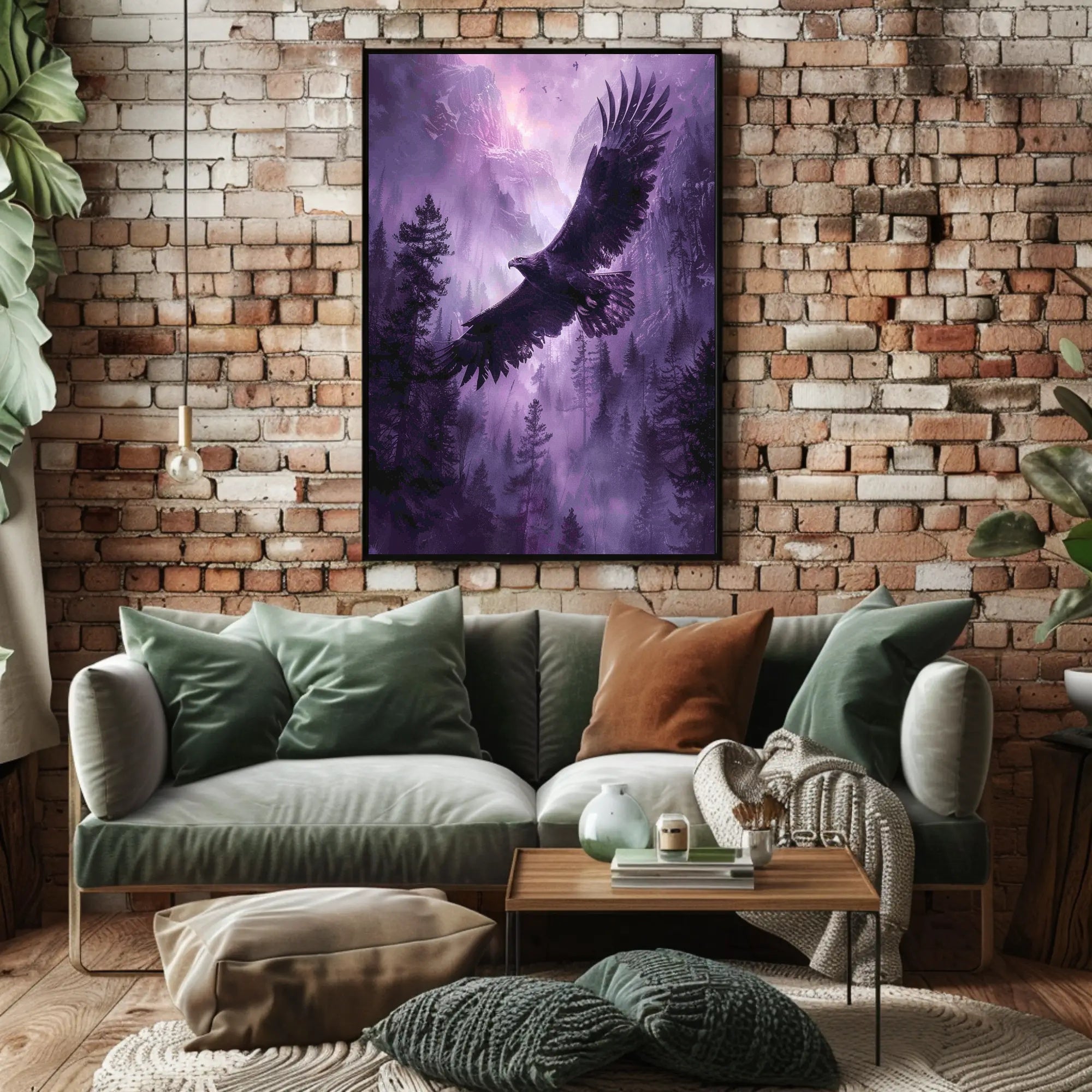 Majestic Flight Art Print Poster for Home Decor and Wanderlust Lovers PosterGoat