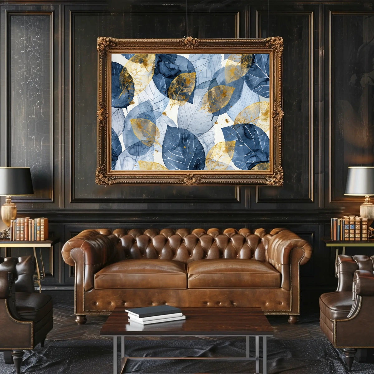 Abstract Leaves Art Poster