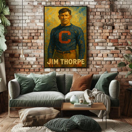 Jim Thorpe Portrait Poster