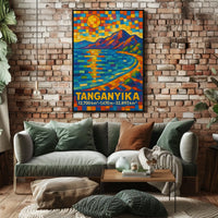 Tanganyika A Vibrant Mosaic Poster