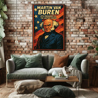 Martin Van Buren Eighth President Poster Wall Art Decor