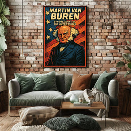 Martin Van Buren Eighth President Poster Wall Art Decor