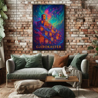 Gjirokastër Enchantment: Mystical Albanian Town Art Poster