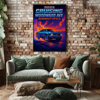 Cruising Woodward Ave 2025 Poster