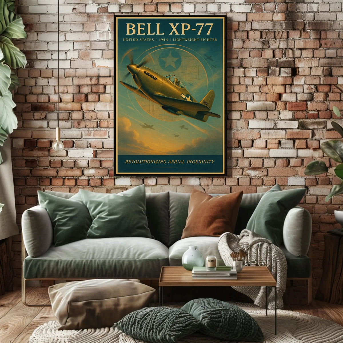 Bell XP-77 Lightweight Fighter Poster