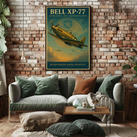 Bell XP-77 Lightweight Fighter Poster