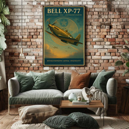 Bell XP-77 Lightweight Fighter Poster