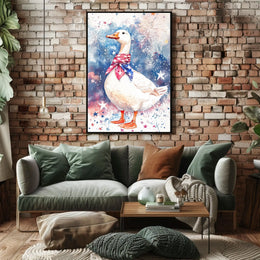 patriotic goose Poster