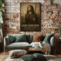 Saint Genevieve Patroness Of Paris Poster