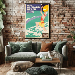 Old Orchard Beach Boston And Maine Poster
