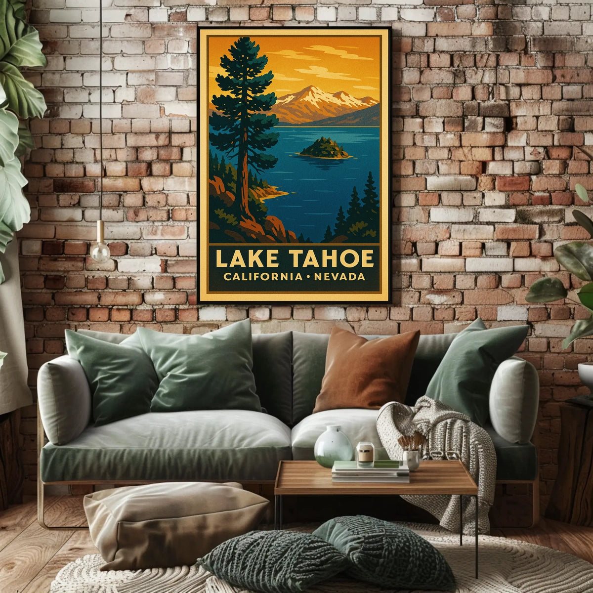 Lake Tahoe Scenic Poster