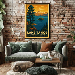 Lake Tahoe Scenic Poster