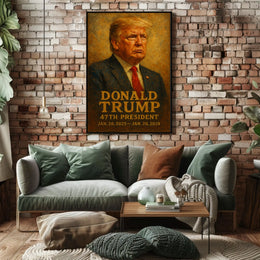 Donald Trump 47Th President Poster