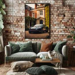 Luxurious Sports Car Elegance Modern Artistic Poster