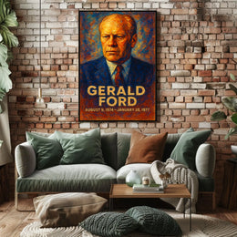 Gerald Ford Presidential Portrait Poster