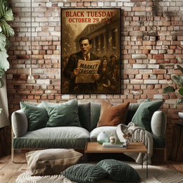 Black Tuesday October 29, 1929 Poster
