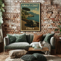 Amalfi Coast Italy Poster