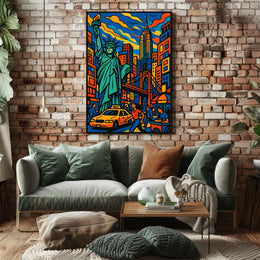 Vibrant New York City Poster