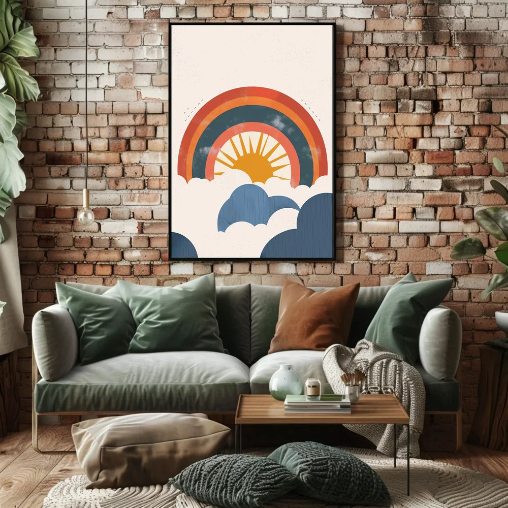 Futuristic Cityscape Art Deco Era Poster