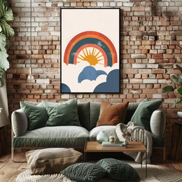 Futuristic Cityscape Art Deco Era Poster