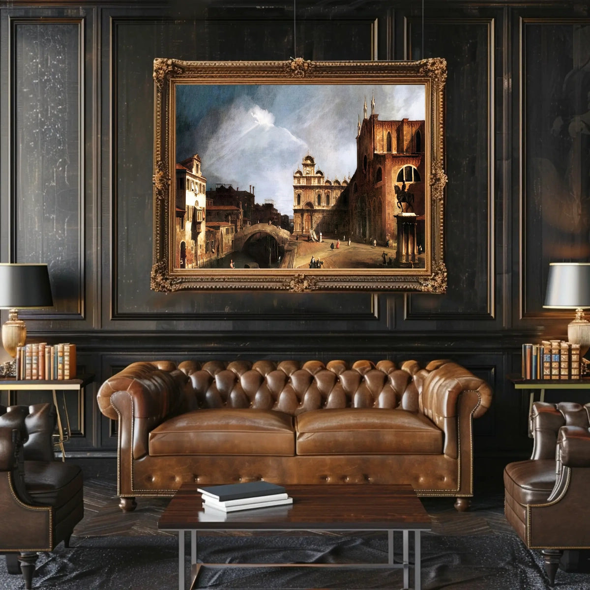 Venetian Cityscape with Historical Elegance Cultural or Heritage Poster