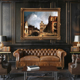 Venetian Cityscape with Historical Elegance Cultural or Heritage Poster