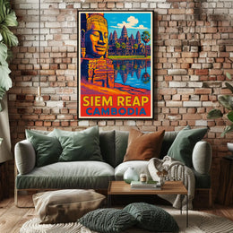Siem Reap, Cambodia Poster
